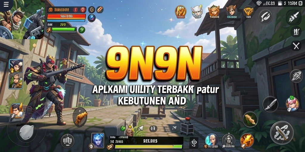 Screenshot menunjukkan antarmuka pengguna 9N9N yang ramah dan informatif.