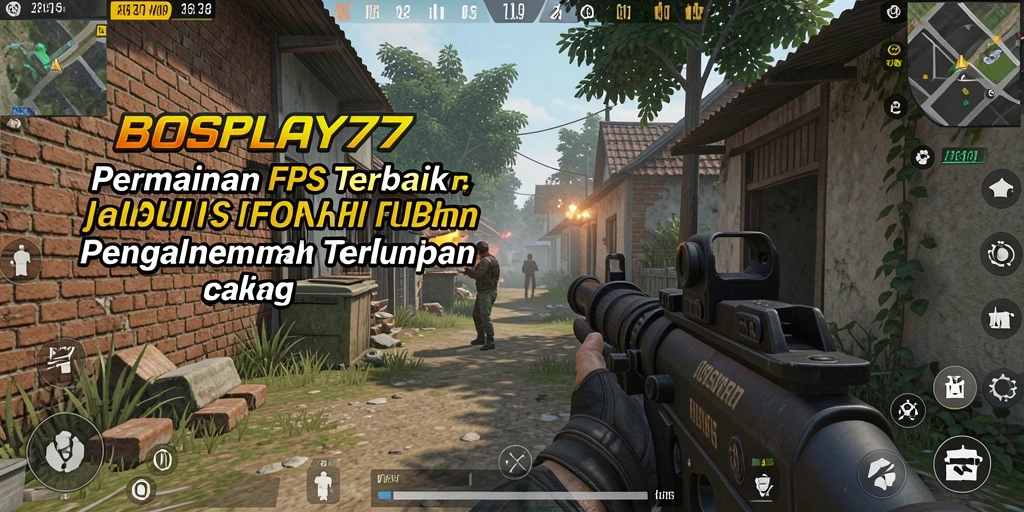 Tampilan gameplay intens dalam BOSPLAY77 saat pertarungan terjadi.
