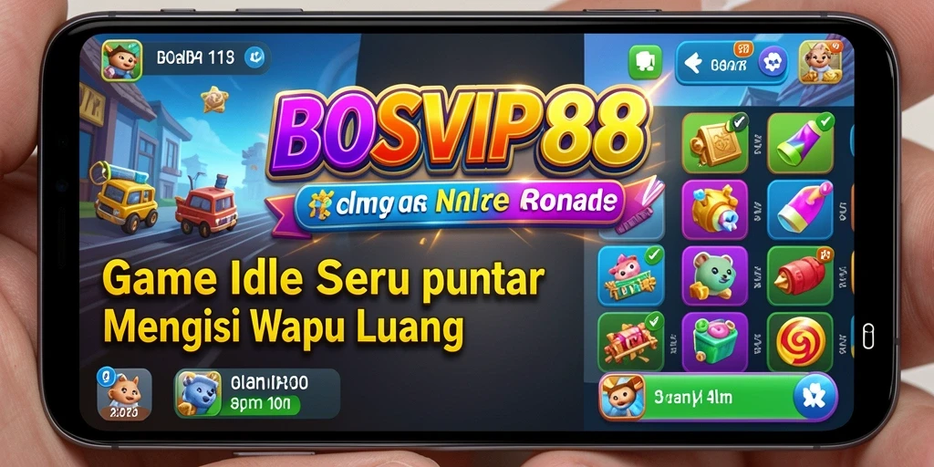 Tampilan gameplay menarik dari <strong>BOSVIP88</strong> dengan karakter yang beraksi otomatis.