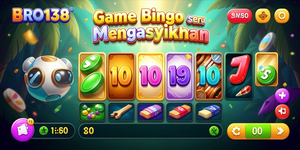 Tampilan gameplay seru dari permainan Bingo BRO138.