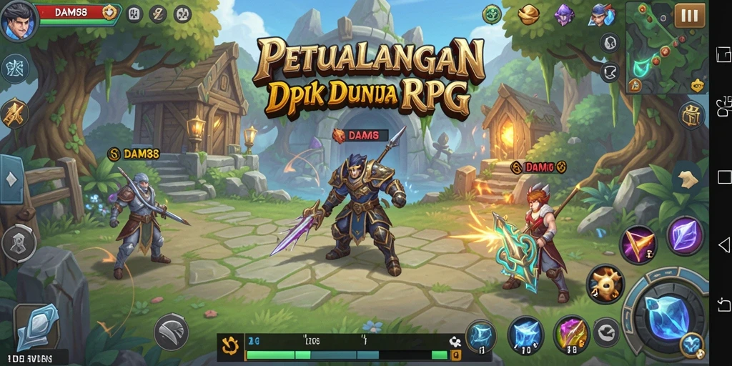 Gameplay RPG yang seru dan mendebarkan di DAM88.