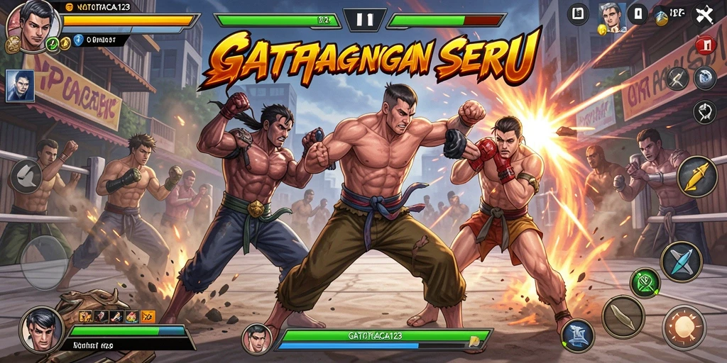 Gameplay GATOTKACA123 yang menegangkan dengan karakter unik.