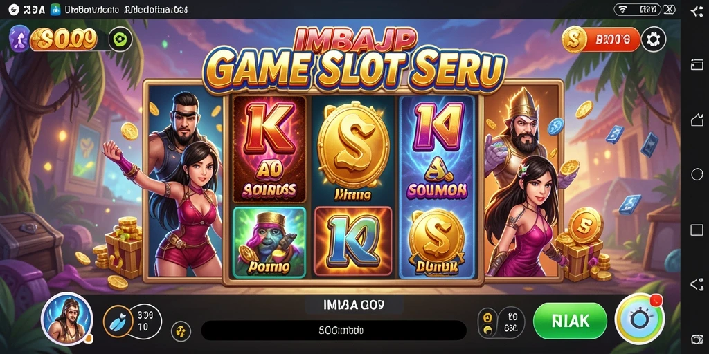 Tampilan menarik dari gameplay IMBAJP dengan fitur Slot yang mengasyikkan.