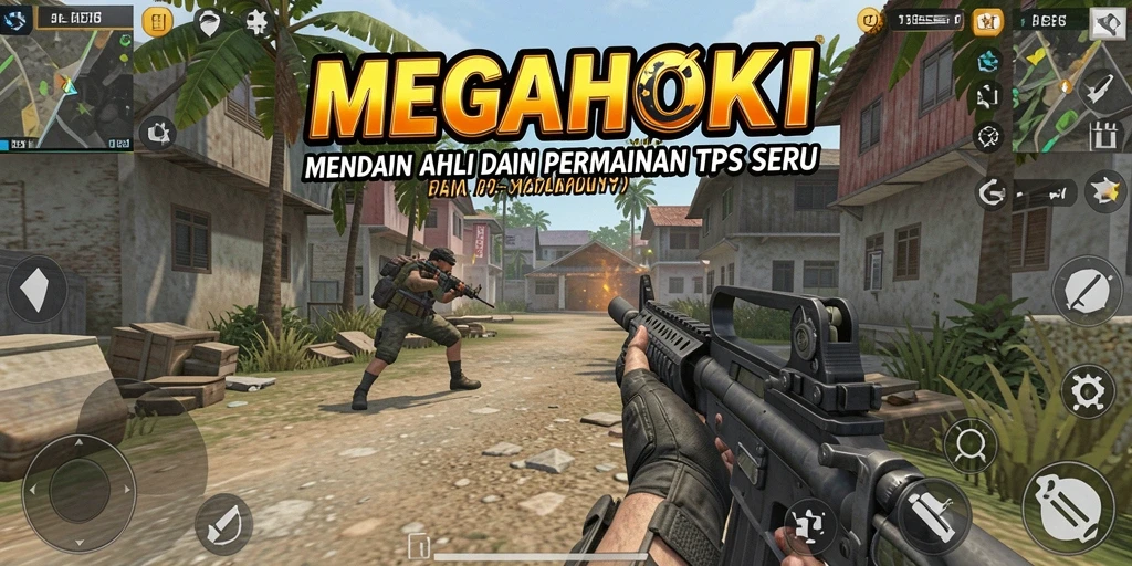 Screenshot gameplay MEGAHOKI yang mendebarkan dengan aksi seru.