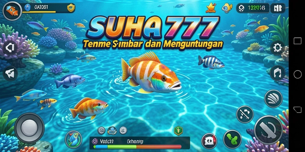 Screenshot gameplay SUHU777 menampilkan aksi tembak ikan yang seru.